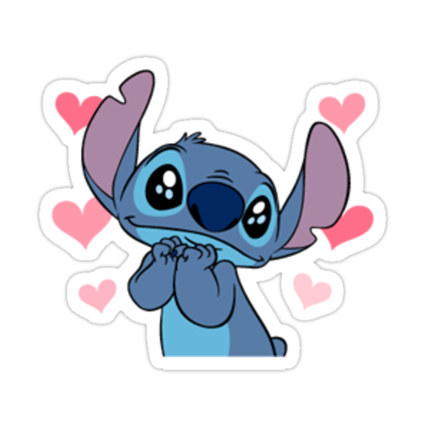 loving stitch stickers by perdy15 redbubble