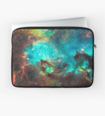 Grüne Galaxie Laptoptasche