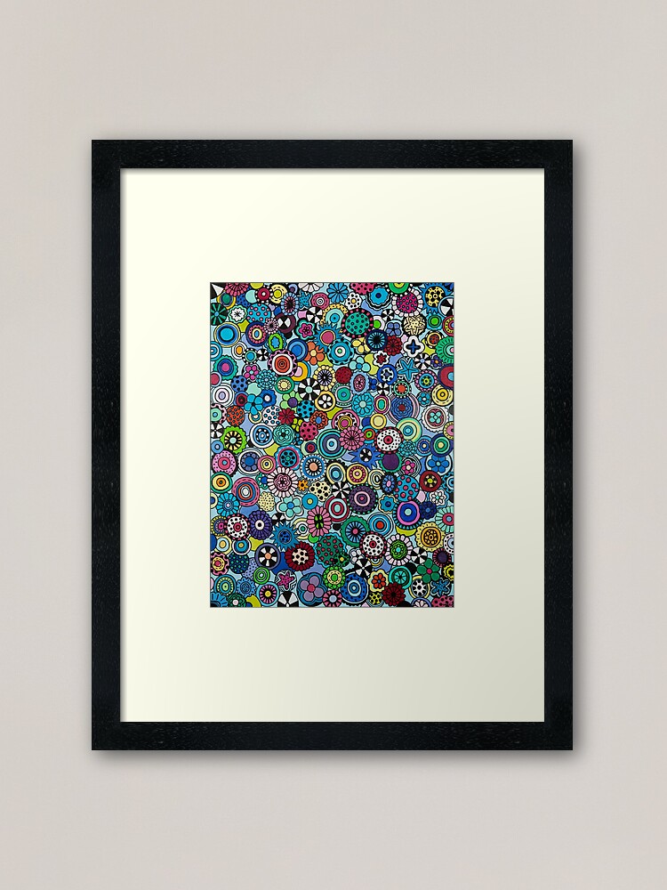 Alternate view of Field of Blooms Framed Art Print