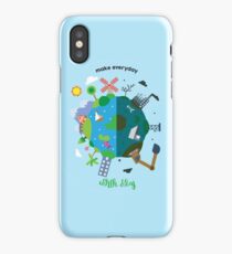 make everyday earth day iPhone Case