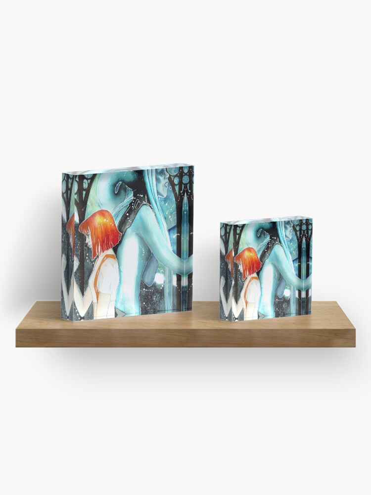 "Fifth Element Fanart " Acrylic Block by MeeschaMouse Redbubble