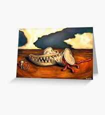 Can of worms Greeting Card