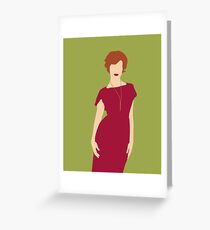 Joan Holloway Mad Men Greeting Card