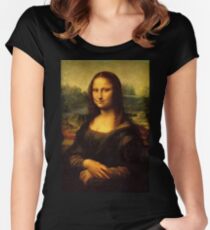 Mona Lisa Women's Fitted Scoop T-Shirt