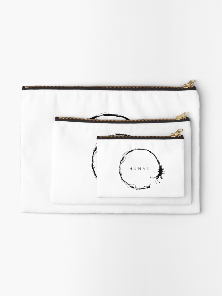Alternate view of HUMAN Zipper Pouch