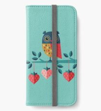 Eulen lieben dich immer iPhone Flip-Case/Hülle/Klebefolie