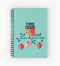 Cuaderno de espiral Búho siempre te ama