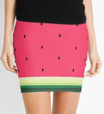 Watermelon // Graphic Fruit Pattern Mini Skirt
