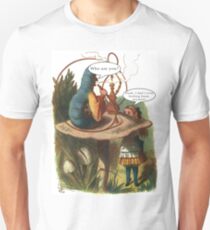 Alice und die Raupe Slim Fit T-Shirt