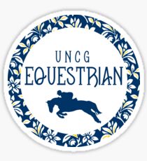 Custom: UNCG Equestrian 1 Sticker