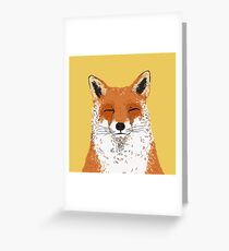 Mr. Fox Greeting Card
