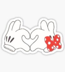 Mickey & Minnie Love Sticker