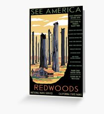 National Parks 2050: Redwoods Greeting Card