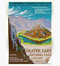 Nationalparks 2050: Kratersee Poster