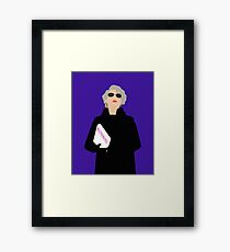 Miranda Priestly- The Devil Wears Prada Framed Print