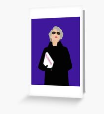 Miranda Priestly- The Devil Wears Prada Greeting Card