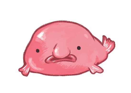 "Blobfish" Posters by Lindy Wong | Redbubble