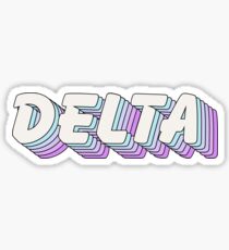 pop art 1.5 - delta Sticker