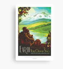 NASA JPL Space Tourism: Earth Canvas Print