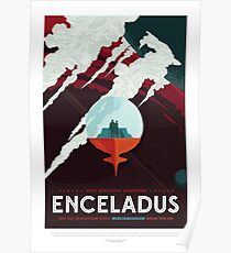 NASA JPL Space Tourism: Enceladus Poster