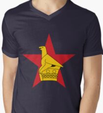 Zimbabwe T-Shirt mit V-Ausschnitt für Männer