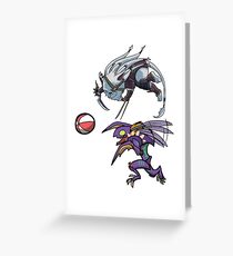 Khazix and Rengar Playtime Greeting Card