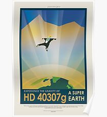 NASA JPL Exoplanet Reisebüro: HD 40307g Poster