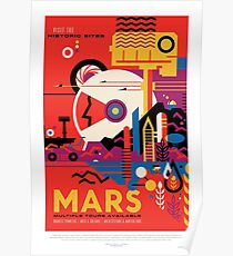 NASA JPL Weltraumtourismus: Mars Poster