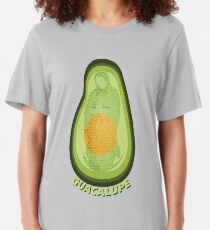 Guacalupe Funny Avocado Shirt for Vegans | Holy Guacamole Slim Fit T-Shirt