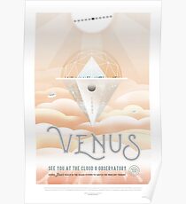 NASA JPL Weltraumtourismus: Venus Poster