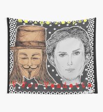 (V For Vendetta - We The People) - yks by ofs珊 Wall Tapestry