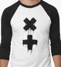 black white garrix Men's Baseball ¾ T-Shirt