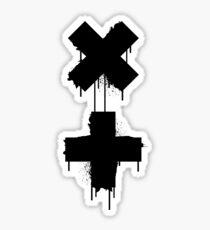 black white garrix Sticker