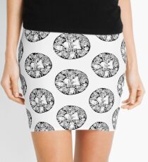 Meso Ring - black & white Mini Skirt