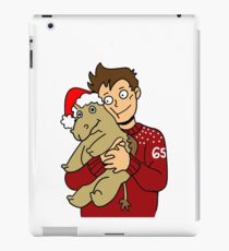 Shaw and Mr. Christmas Camel (no text) iPad Case/Skin