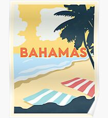 Bahamas Vintage Travel Poster
