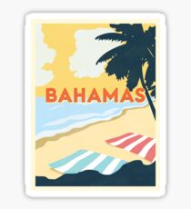 Pegatina Viaje de la vendimia de Bahamas