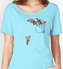 Pocket Red Panda Bears Women's Relaxed Fit T-Shirt