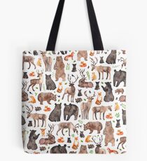 Woodland Animals Tote Bag