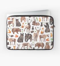 Funda para portátil Animales del bosque