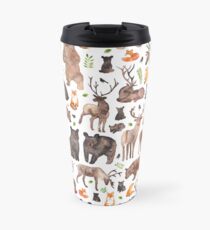 Woodland Animals Travel Mug