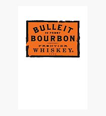 Bulleit Bourbon Photographic Print