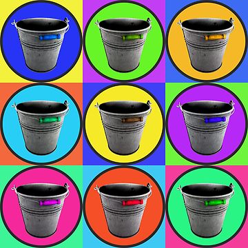 The Stanley Parable Bucket Sticker Property of Stanley Sticker by 0Davgi0