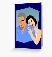 Cat on a hot tin roof Greeting Card