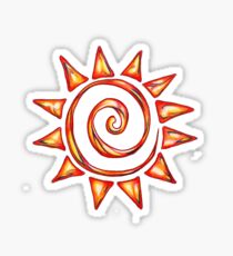 Spiral Sun Sticker