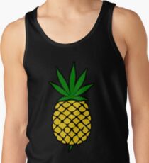 Ananas-Unkraut-Blatt (hochklappen) Shirt Tank Top