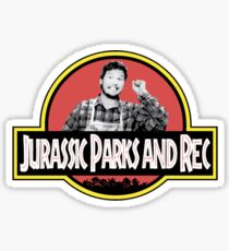 Jurassic Parks and Rec Sticker