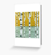 Early Winter Birches Greeting Card
