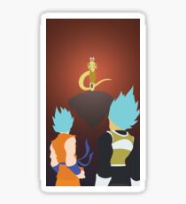 The Saiyans VS Frieza Sticker