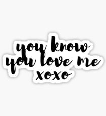 Pegatina XOXO